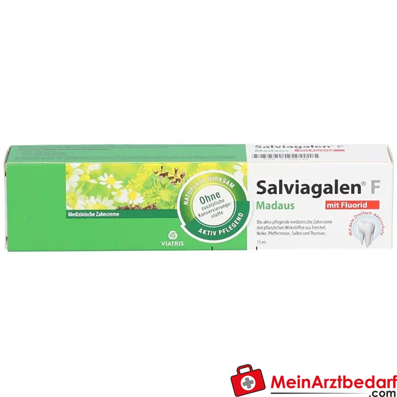 Madaus Salviagalen F Natriumfluorid medizinische Zahnpasta 75 ml