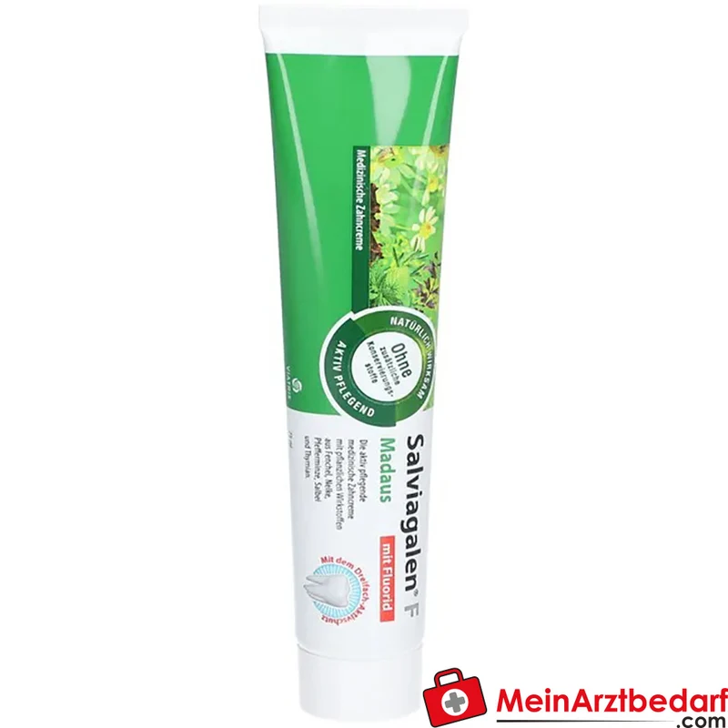 Madaus Salviagalen F Natriumfluorid medizinische Zahnpasta 75 ml