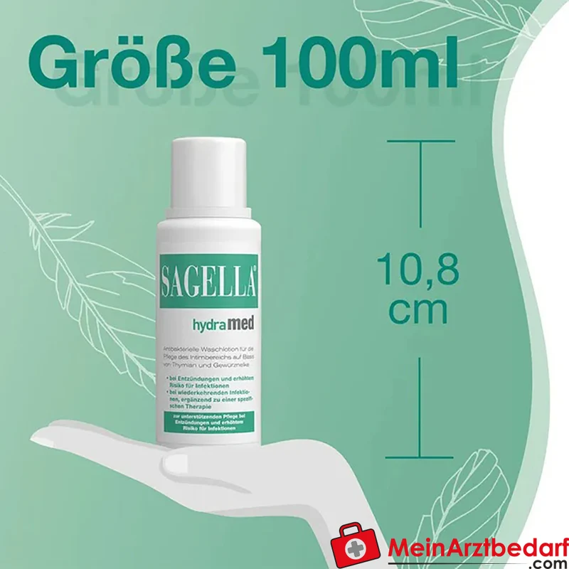 SAGELLA hydramed antibakterielle Waschlotion für den Intimbereich 100 ml