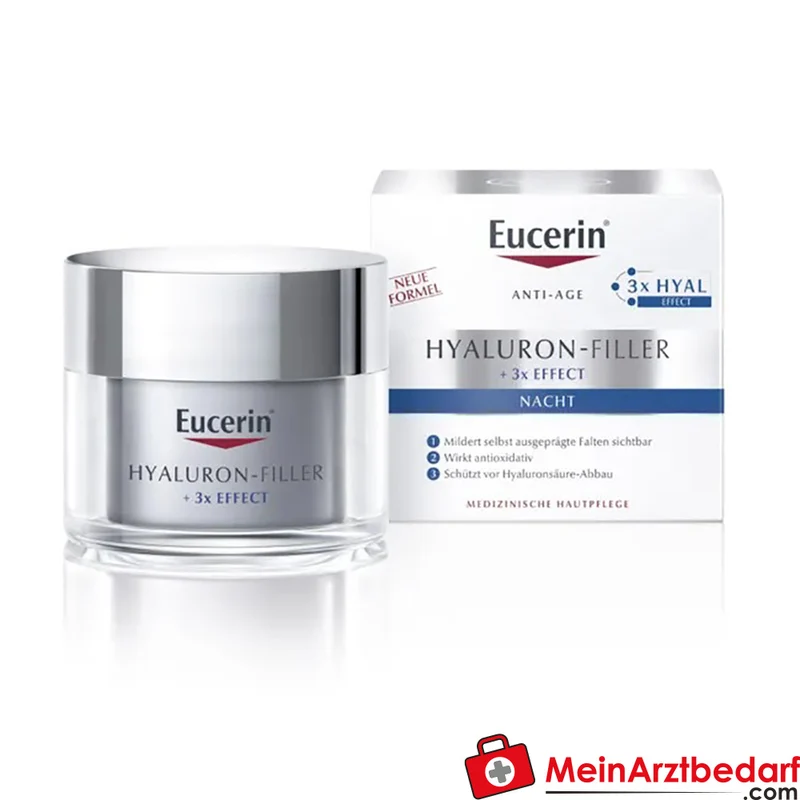 Eucerin Hyaluron-Filler Nachtpflege Hyaluronsäure Nachtcreme 50 ml