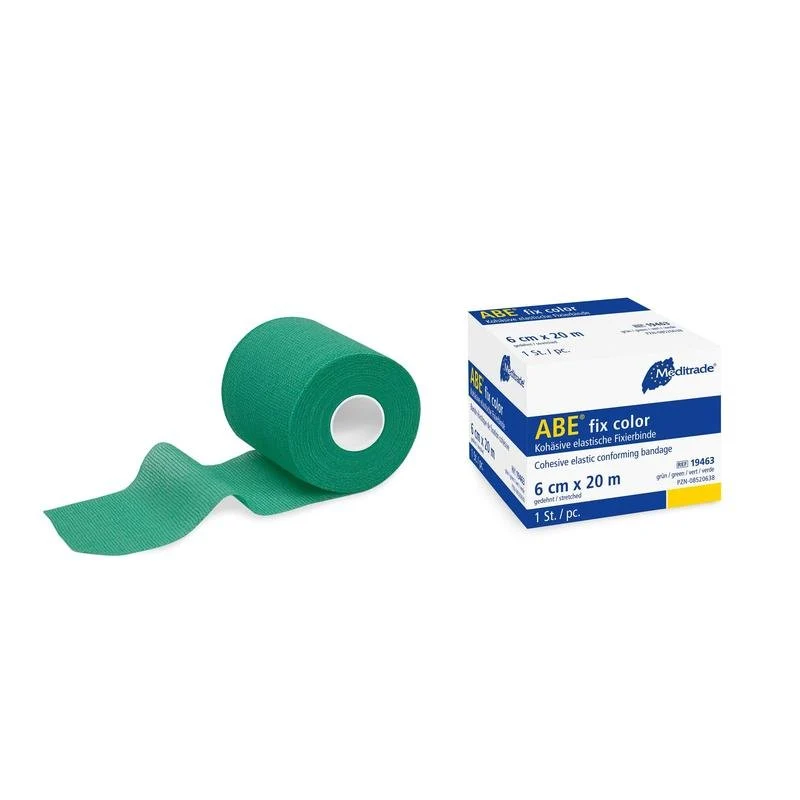 ABE® fix color hochelastische Fixierbinde, 6 cm x 20 m