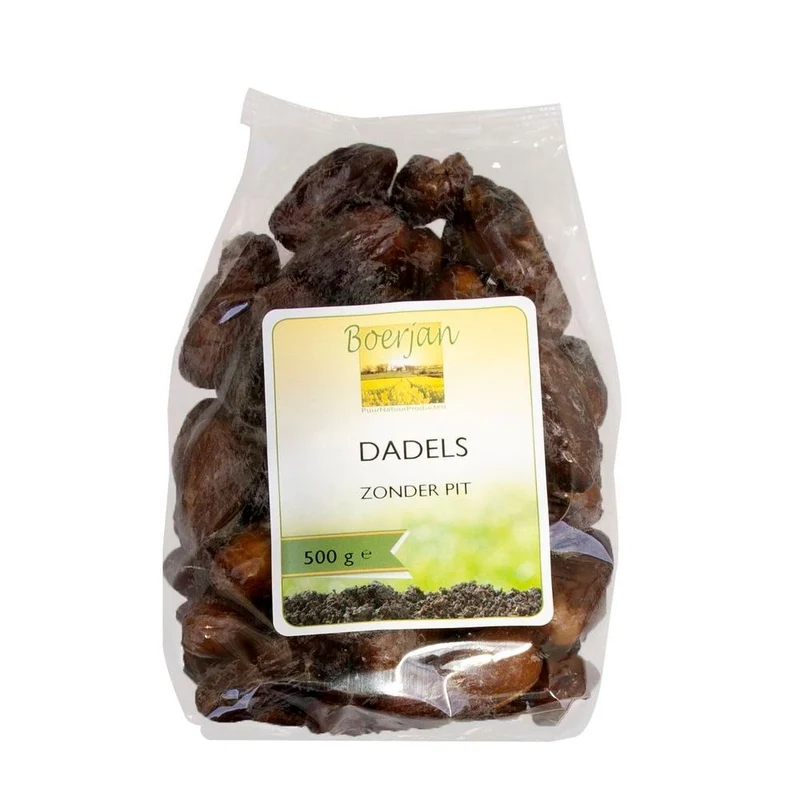 Boerjan Dadels Zonder Pit 500 gram