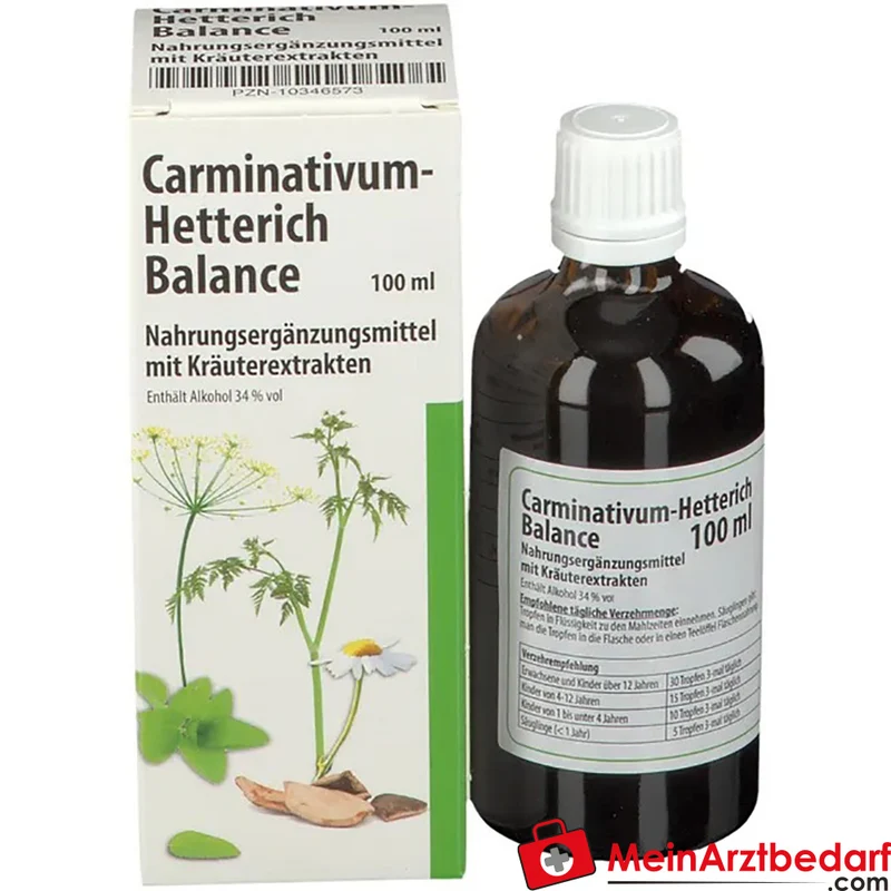 Teofarma Carminativum-Hetterich Balance pflanzliche Tropfen 100 ml