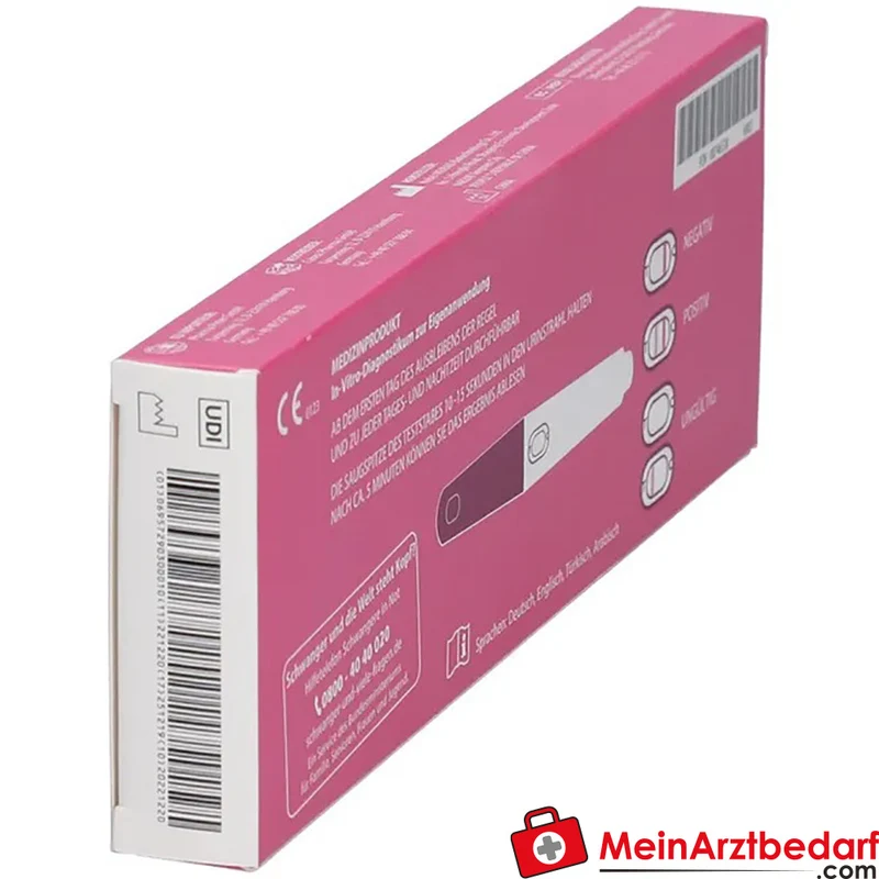 Be Sure Schwangerschaftstest 25 mIU/ml HCG Teststäbchen 1 Stück