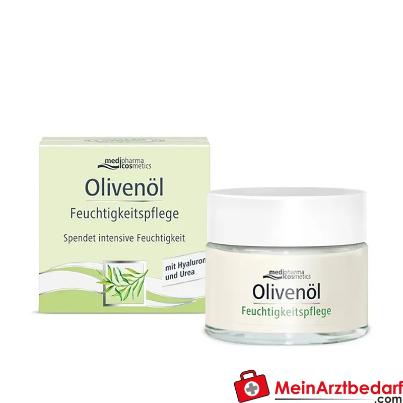 medipharma cosmetics Olivenöl Tagescreme mit Hyaluronsäure und Urea 50 ml
