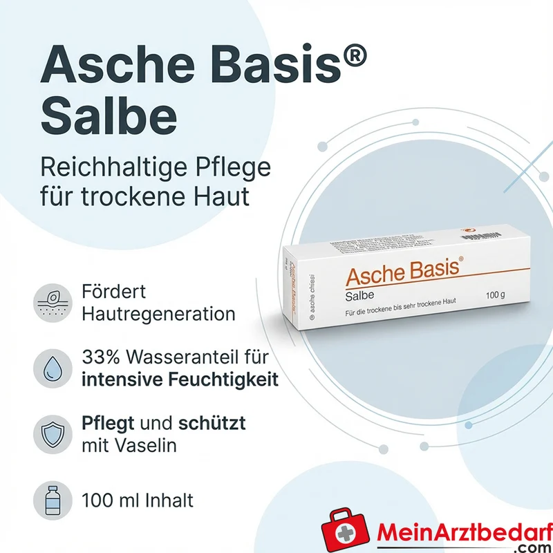 Asche Basis Salbe 100 ml für trockene bis sehr trockene Haut