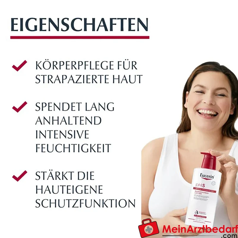 Eucerin pH5 Lotion Körperlotion 400 ml für empfindliche, trockene Haut
