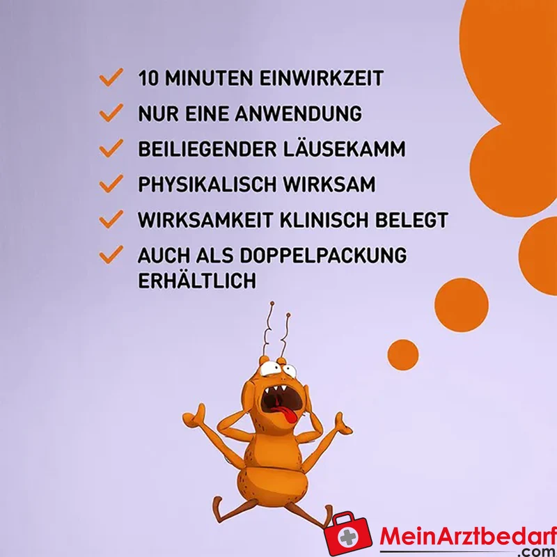 NYDA Express Läuseshampoo Dimeticon gegen Läuse und Nissen 50 ml