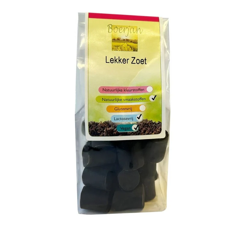 Boerjan Drop Lekker Zoet 150 gram