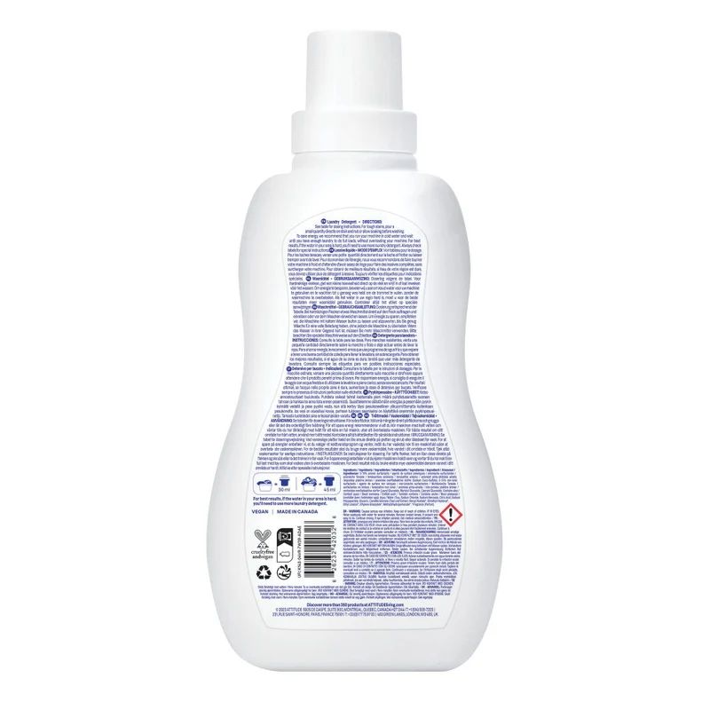 Attitude Nature+ Wasmiddel Wildflowers 1040 ml