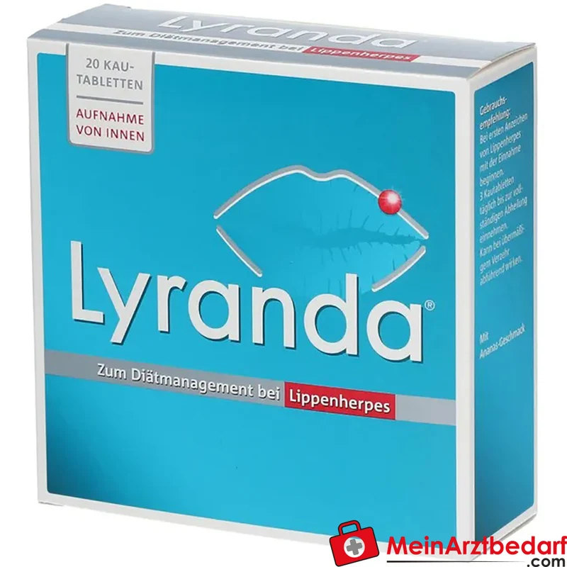 Lyranda Ananas Lysin Zink Selen Kautabletten 20 Stück