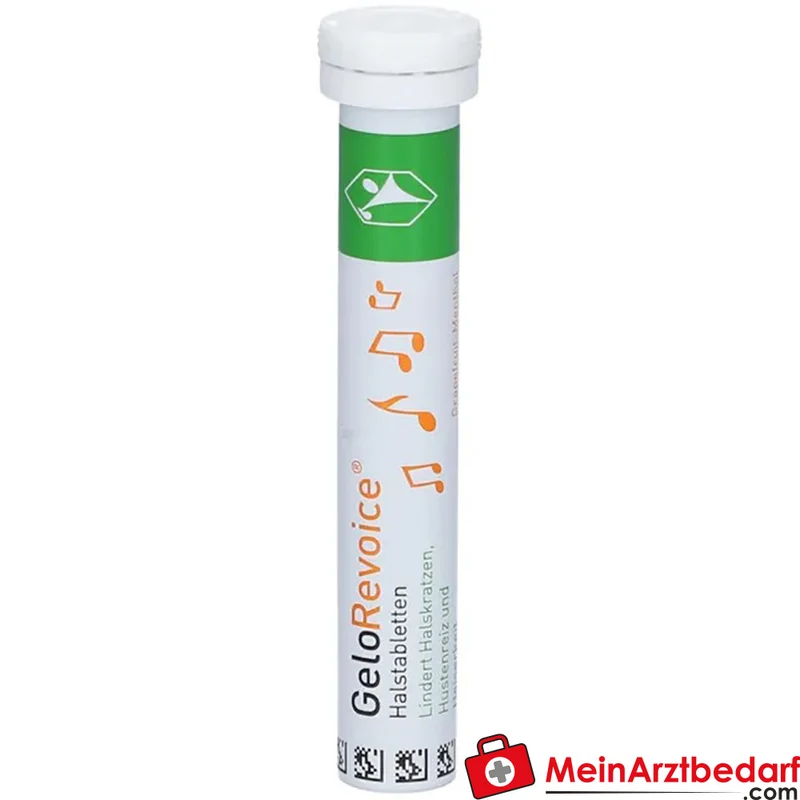 GeloRevoice Halstabletten Grapefruit-Menthol mit Hyaluronsäure, Xanthan & Carbomer 20 Stück