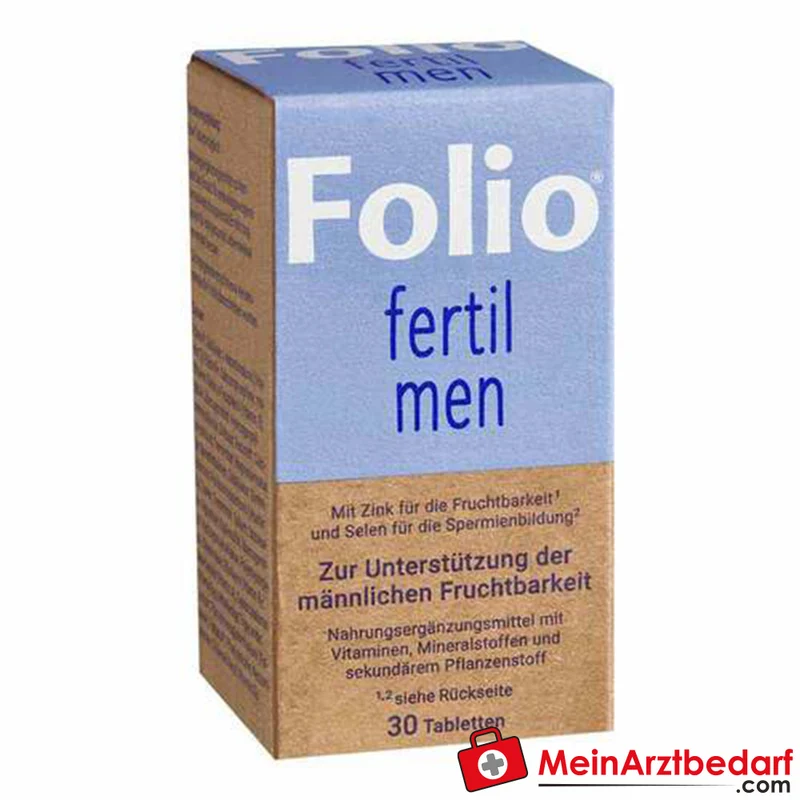 Folio® fertil men mit Zink, Selen & Folsäure Filmtabletten 30 St.