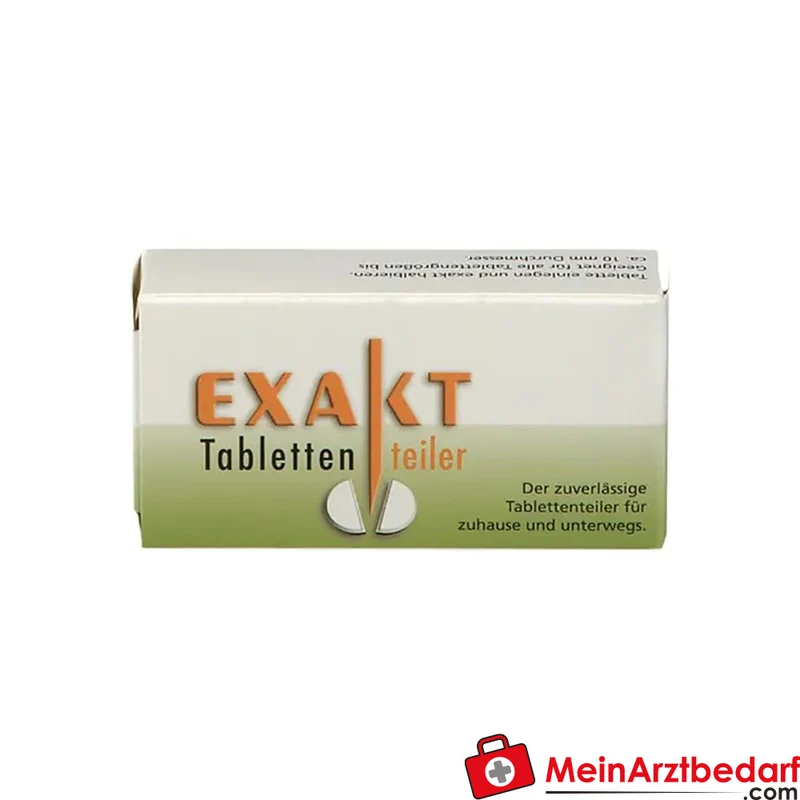 Exakt Tablettenteiler präzise Teilung für runde Tabletten 1 St.