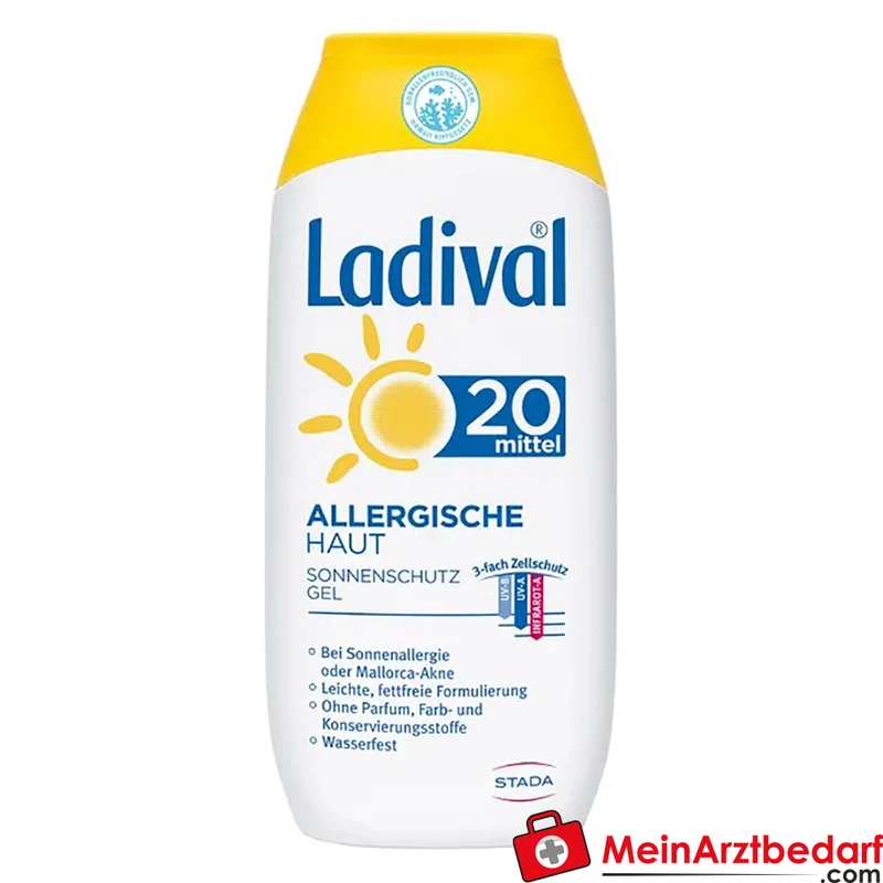 Ladival Allergische Haut Sonnenschutz Gel LSF 20 200 ml