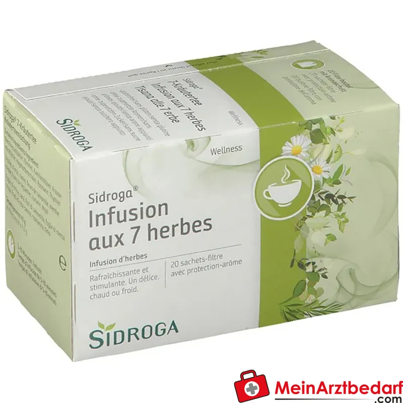 Sidroga Wellness 7 Kräutertee Filterbeutel Kräutermischung 40 g