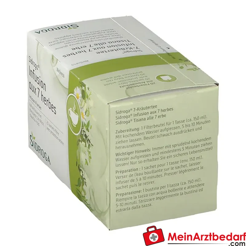 Sidroga Wellness 7 Kräutertee Filterbeutel Kräutermischung 40 g