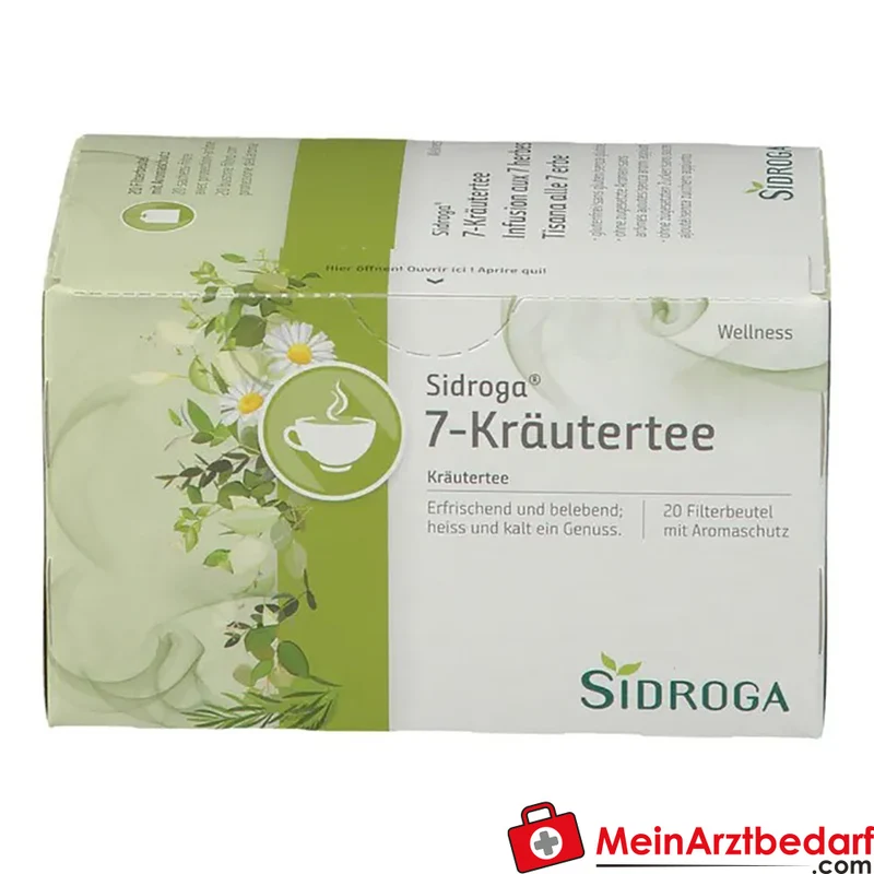 Sidroga Wellness 7 Kräutertee Filterbeutel Kräutermischung 40 g