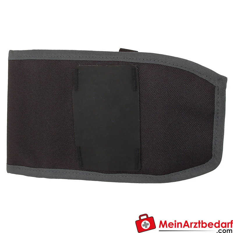 TEE-UU Cardio Stethoskop-Holster gepolstert mit GLOVE-FIX und Gürtel-/Koppelbefestigung schwarz