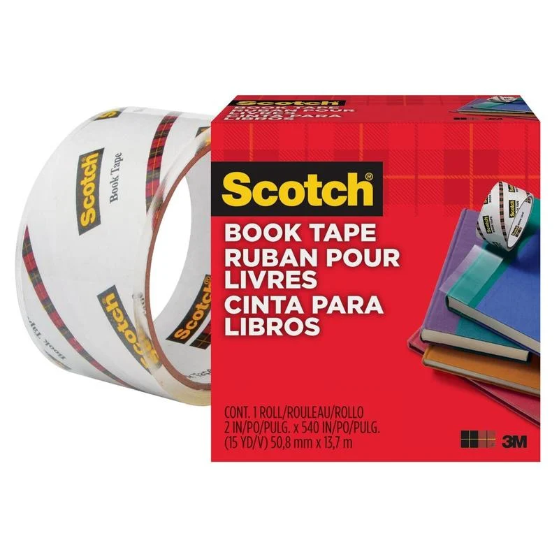 Scotch® Reparaturband für Bücher, 50.8 mm x 13.7 m, 1 Rolle | Packung (1 Rolle)