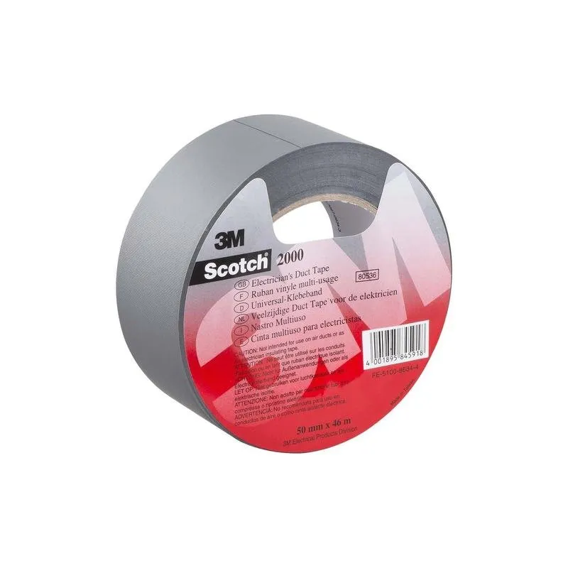 Scotch® 2000 Universal-Klebeband, Grau, 50 mm x 46 m, 0,15 mm | Packung (1 Rolle)