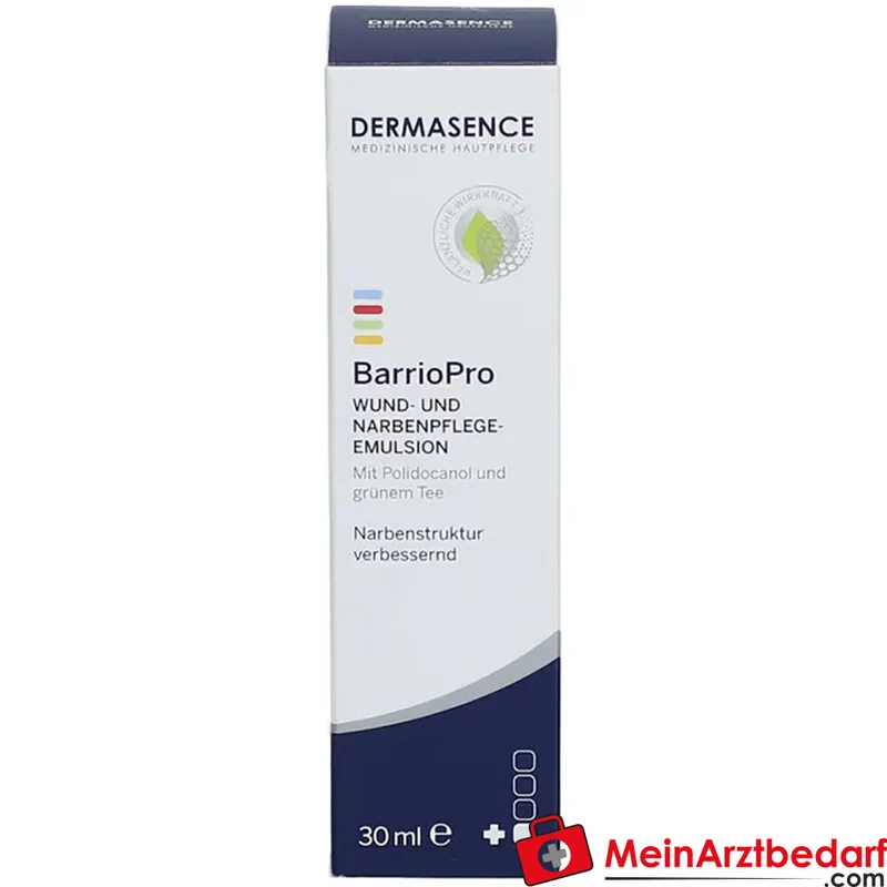DERMASENCE BarrioPro Emulsion 30 ml Wund- und Narbenpflege Polidocanol Hyaluronsäure