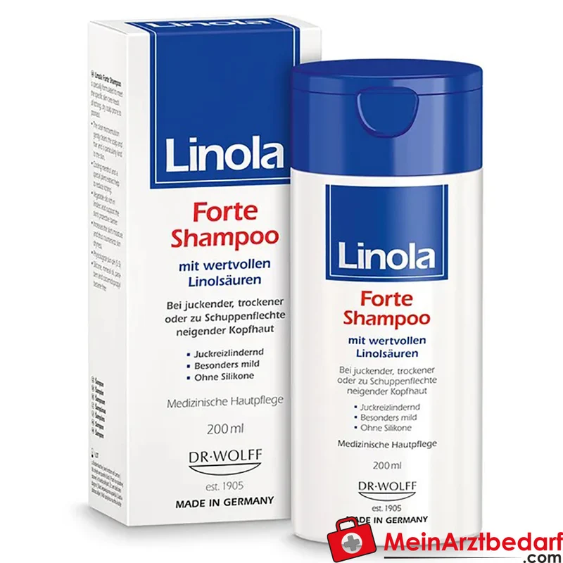 Linola Forte Shampoo mit Linolsäuren 200 ml – bei juckender, trockener Kopfhaut