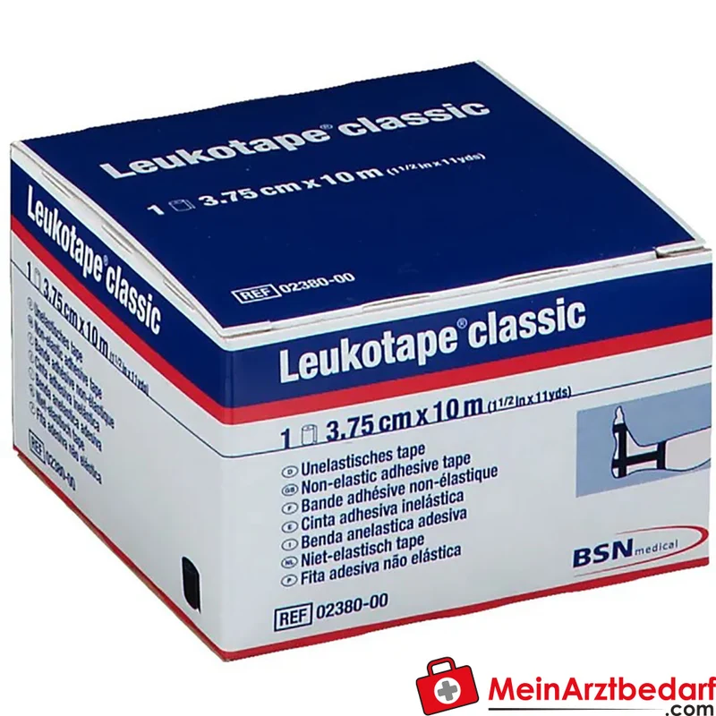 Leukotape Classic Fixierpflaster 3,75 cm x 10 m schwarz 1 Stück