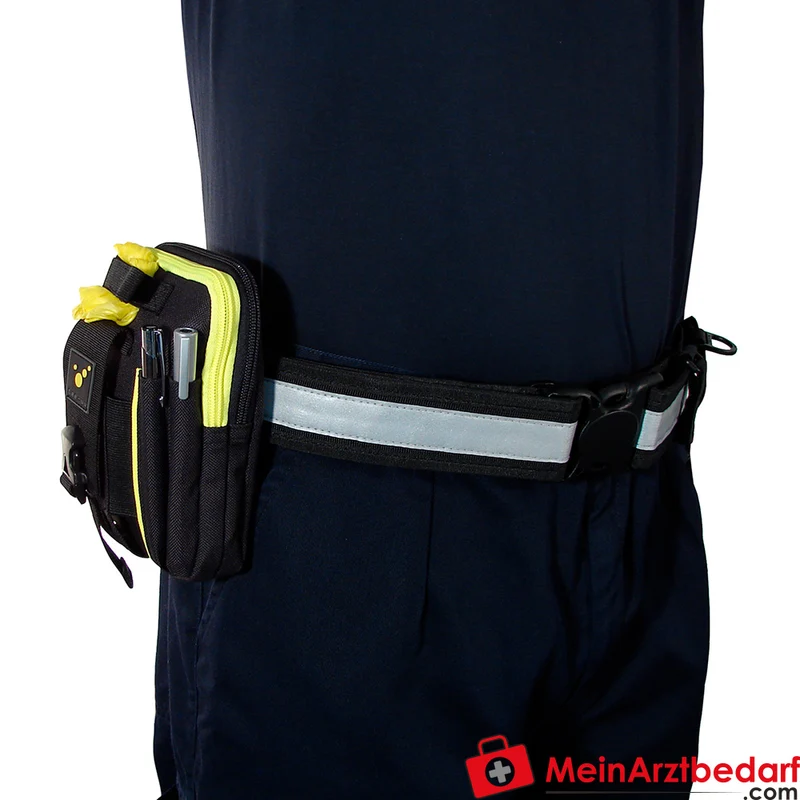 TEE-UU ZIP Holster Erste-Hilfe Holster schwarz 1200D Polyester Smartphone-Fach 7,5 x 16 cm GLOVE-FIX