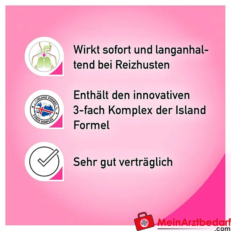 Stilaxx® Hustenstiller junior 500 mg Isländisch Moos / 500 mg Eibisch / 250 mg Süßholz Lutschtabletten 100 ml