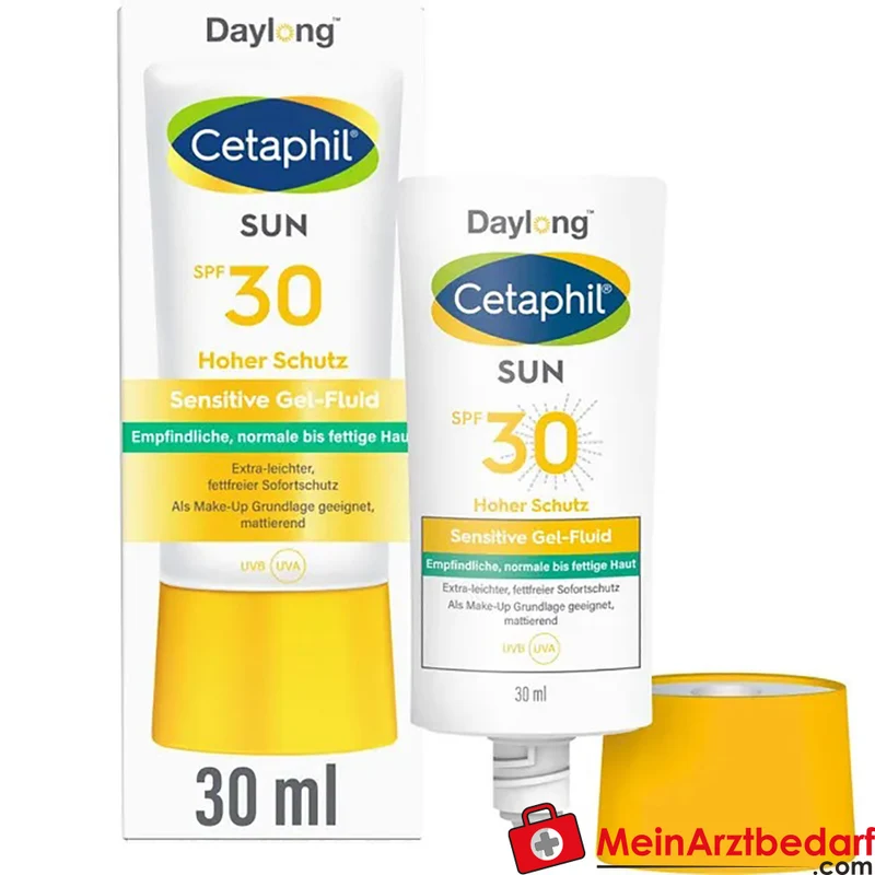 CETAPHIL Sun Sensitive Gel‑Fluid SPF 30 Sonnenschutz Gesicht 30 ml