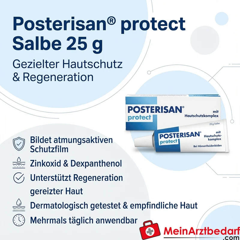 Posterisan protect Salbe Zinkoxid und Dexpanthenol 25 g