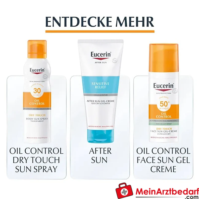 Eucerin Oil Control Dry Touch LSF 50 Aerosol‑Spray 200 ml für empfindliche, zu Akne neigende Haut