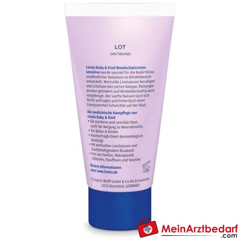 Linola Baby & Kind Wundschutzcreme sensitive 50 ml parfümfrei