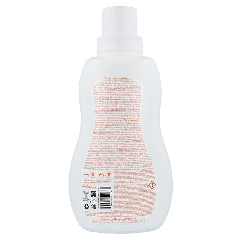Attitude Baby Leaves Wasmiddel Peer Nectar 1050 ml