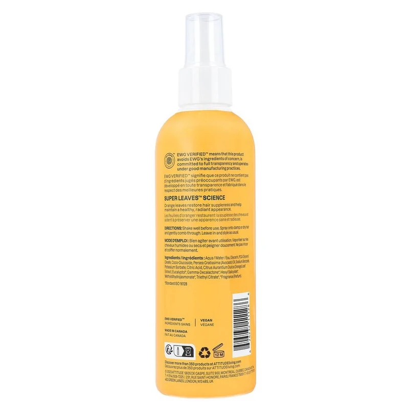 Attitude Super Leaves Anti-Klit Haarspray Orange Leaves 240 ml