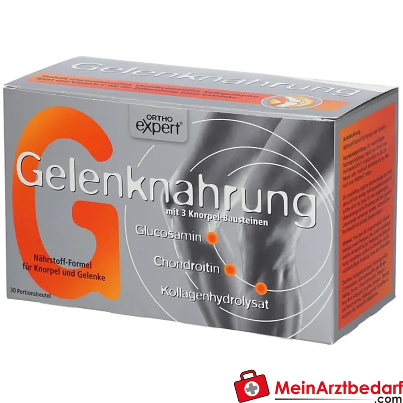 Orthoexpert Gelenknahrung Pulver 5.000 mg Kollagenhydrolysat, 750 mg Glucosamin, 400 mg Chondroitin, 30 Beutel (240 g)