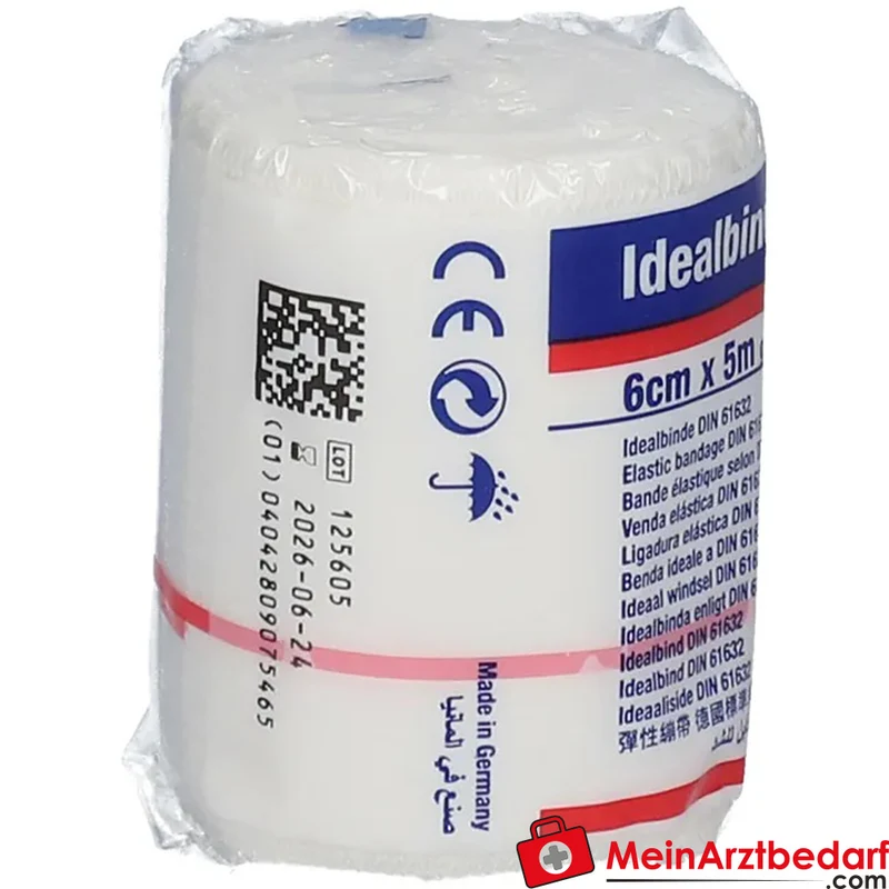 bmp Idealbinde 6 cm x 5 m 100% Baumwolle sterilisierbar 1 St.