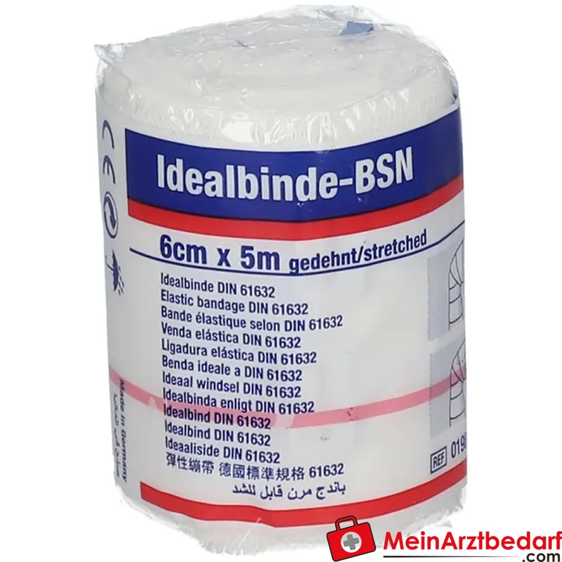bmp Idealbinde 6 cm x 5 m 100% Baumwolle sterilisierbar 1 St.