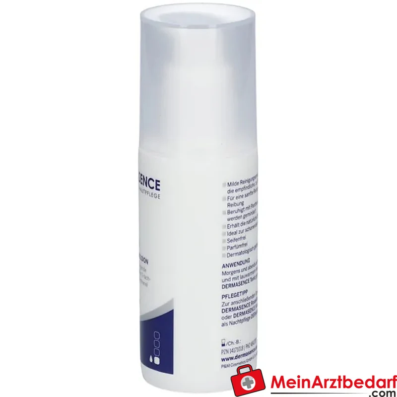 DERMASENCE RosaMin Reinigungsemulsion 150 ml für empfindliche, zu Rosacea neigende Haut