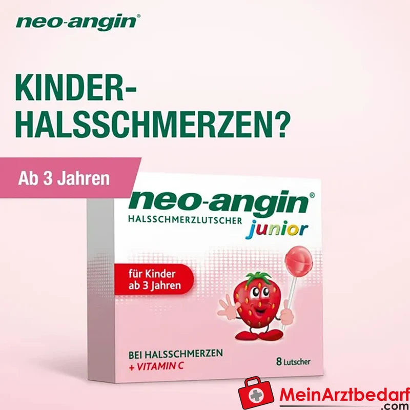 neo-angin junior Halsschmerzlutscher 6,66 mg Isländisches Moos, 8 St.