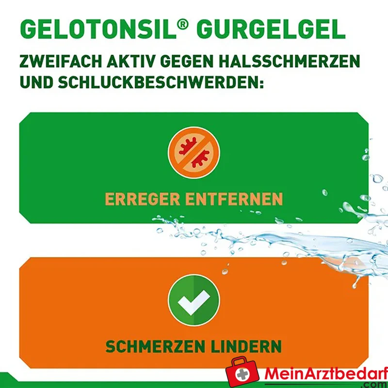 GeloTonsil Gurgelgel mit Hyaluronsäure und Dexpanthenol, 200 ml