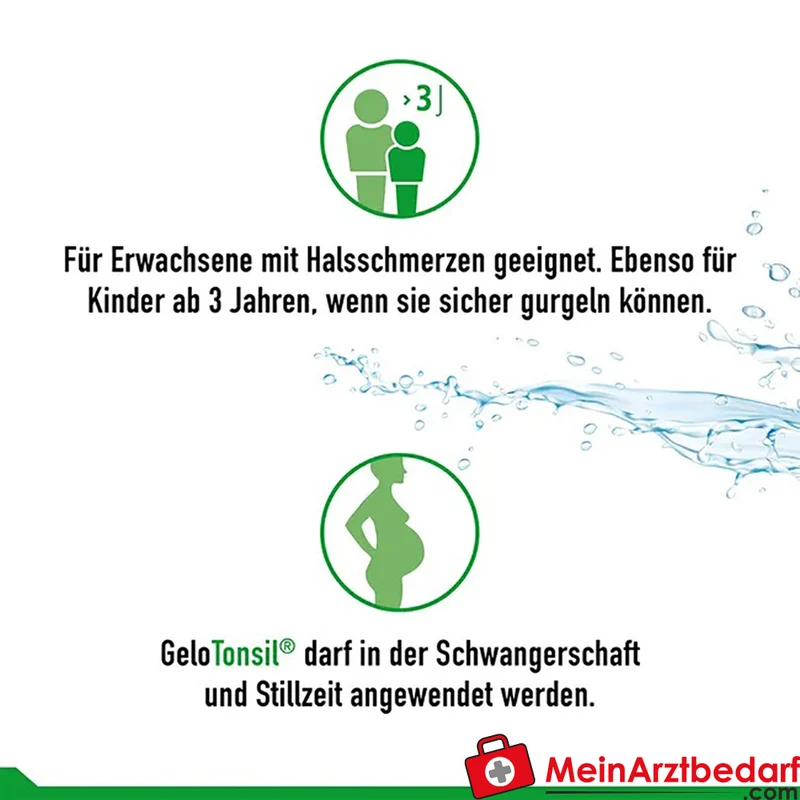 GeloTonsil Gurgelgel mit Hyaluronsäure und Dexpanthenol, 200 ml