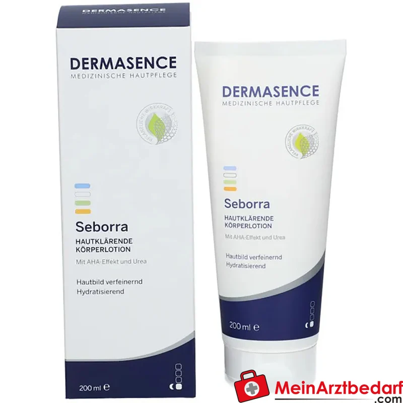 DERMASENCE Seborra Glycolsäure 10% Urea Lotion 200 ml