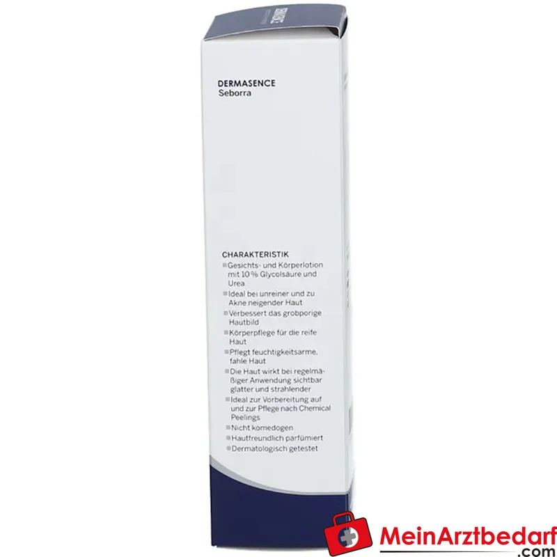 DERMASENCE Seborra Glycolsäure 10% Urea Lotion 200 ml