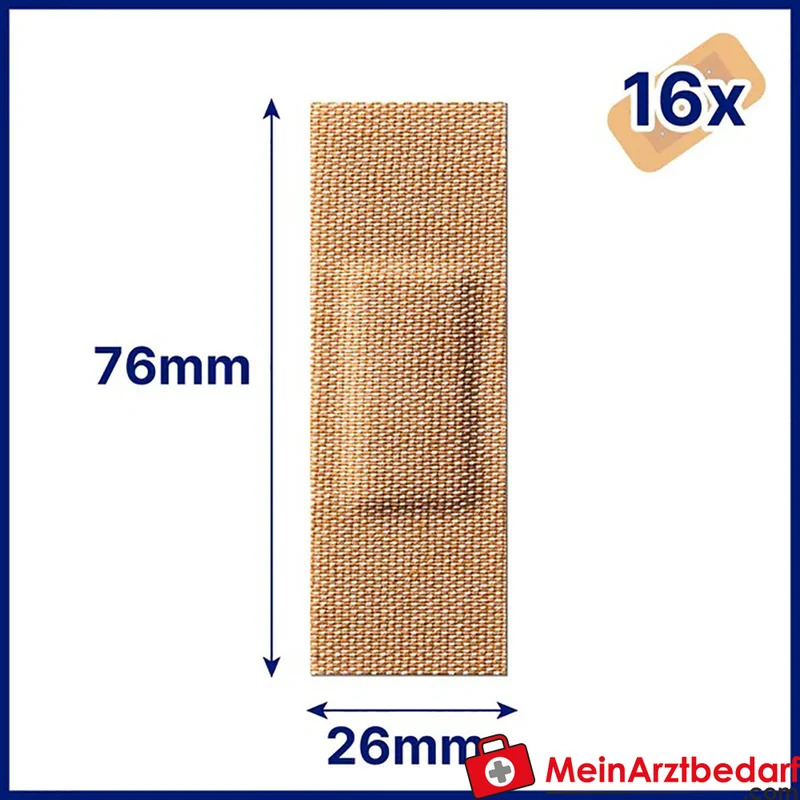 Hansaplast Extra Robust Waterproof Textilpflaster 16 Stück