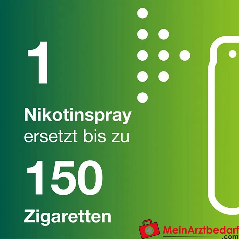 Nicorette Mint Spray Nikotin 1 mg/Sprühstoß Mundspray 1 Stück