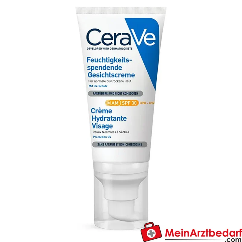 CeraVe Feuchtigkeitsspendende Gesichtscreme LSF 30 Tagescreme 52 ml