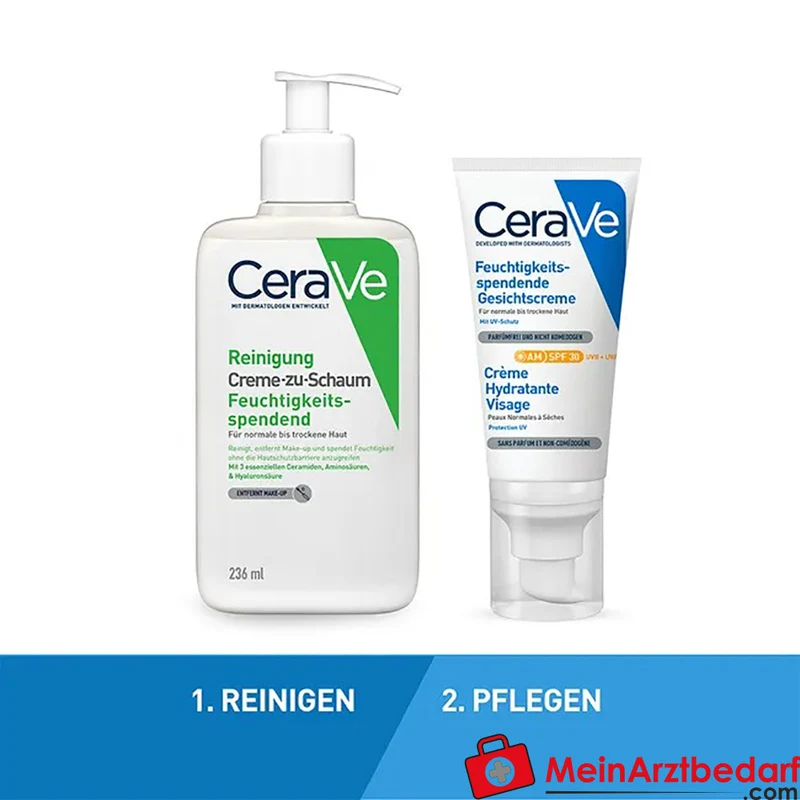 CeraVe Feuchtigkeitsspendende Gesichtscreme LSF 30 Tagescreme 52 ml
