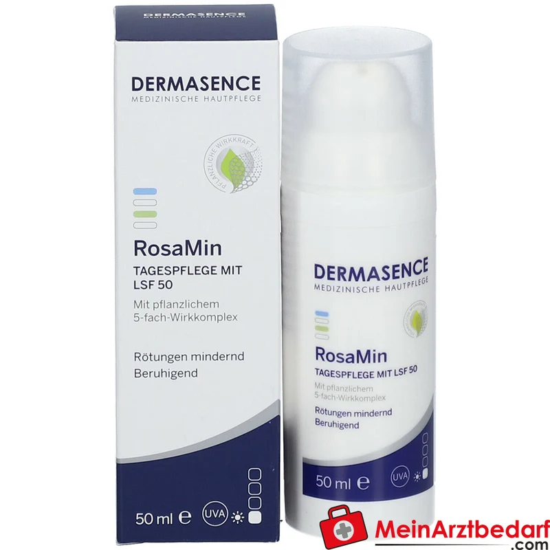 DERMASENCE RosaMin LSF 50 Tagespflege für empfindliche, zu Rötungen neigende Haut 50 ml